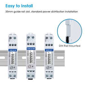 配電用二方向kWhメーターSDM120 45AシリーズMID認定単相Modbus RS485二方向kWh - Product Image 5