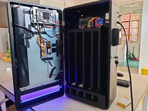 Treo tường máy bán hàng tự động màn hình cảm ứng thông minh tự phục vụ thuốc lá kỹ thuật số ID Đầu đọc thẻ Máy bán hàng tự động xác minh tuổi - Product Image 6