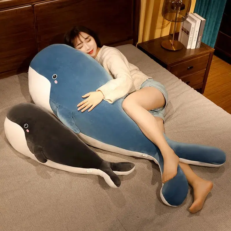 Custom plush whale Pillow Soft Toy Plush Pillows Sofa Decoration Sleep Pillow Stuffed Toy