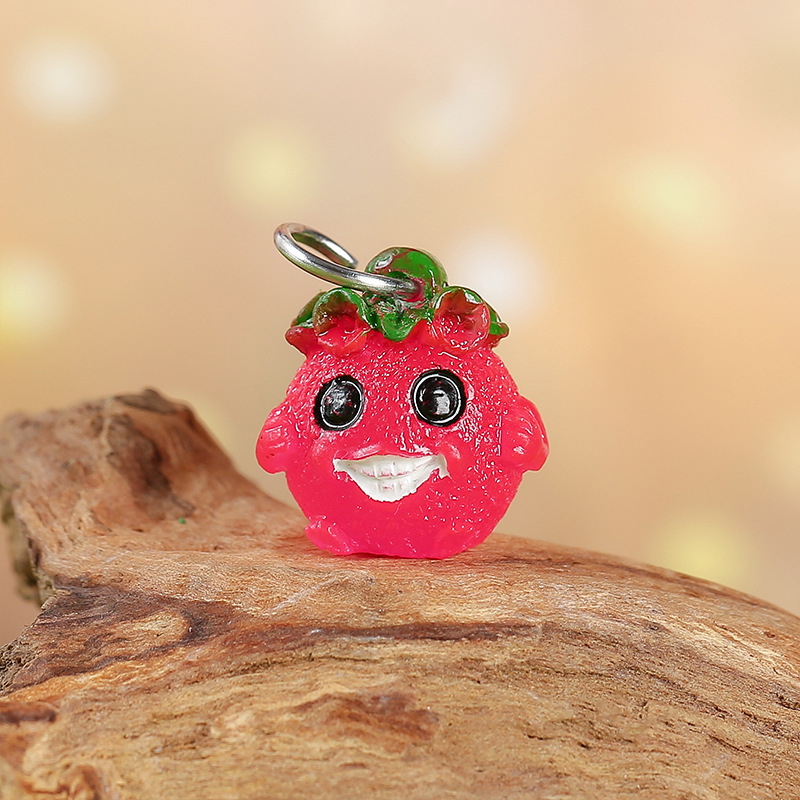 Petite Rose Elfique Rouge Phosphorescente