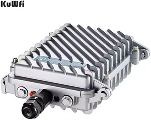 KuWFi AP20OEM長距離300MbpsワイヤレスWiFiアクセスポイントIP67防塵金属 (LANポートを使用した屋外ネットワーク用) - Product Image 4