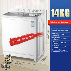 Washing Machine Semi-automatic Household Large Capacity <strong>Double</strong> Barrel <strong>Double</strong> Cylinder Dormitory Impeller Small Mini Belt Drying - Product Image 6