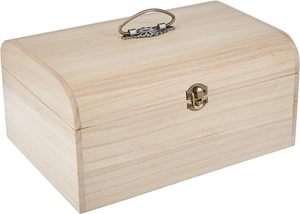Незаконченная дешевая простая деревянная коробка - Product Image 3