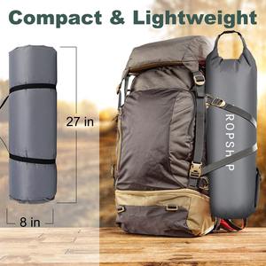 Diskon besar kedaluwarsa matras udara besar, matras tidur berkemah sendiri 10cm untuk berkemah dan tidur - Product Image 6