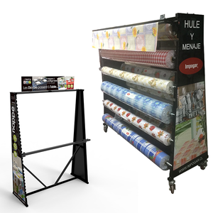 Tùy chỉnh cổ điển CuộN Rack hiển thị vải cuộn Rack hiển thị hình nền Rack hiển thị cho các cửa hàng bán lẻ - Product Image 4