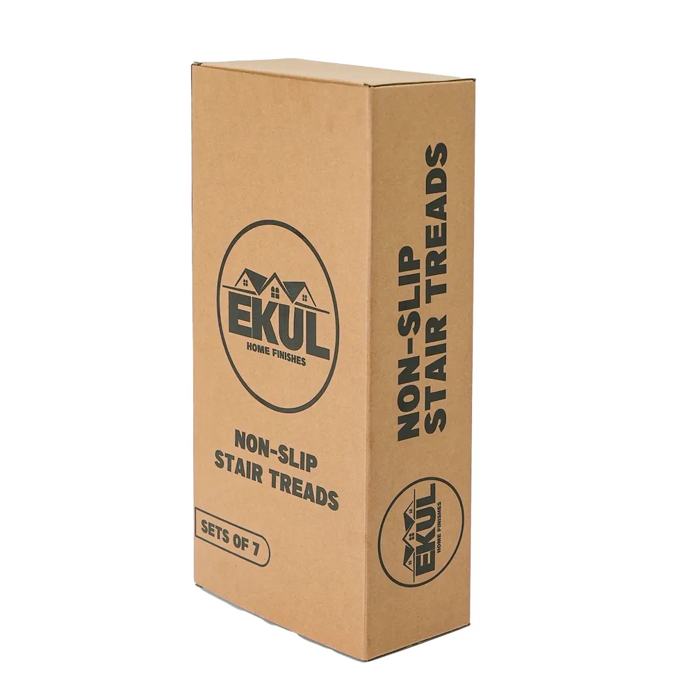 Embalagem personalizada por atacado de papel kraft com impressão preta carregadores de papelão para fones de ouvido e relógio inteligente embalagem caixa de alimentos