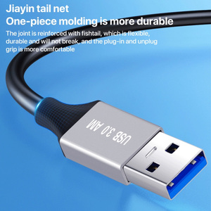 USB 3.0 saf bakır adaptör kablosu a erkek USB-B kare arayüz 2m uzunluk yazıcı cep telefonu kamera veri iletimi için - Product Image 3
