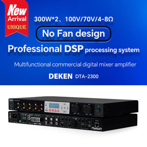 DTA-2300ファンなしデザインデジタルパワーアンプ100V/70V/4-8ohmステレオモノラルモードPFC100〜240VACPAアンプオーディオコンソールミキサー - Product Image 5