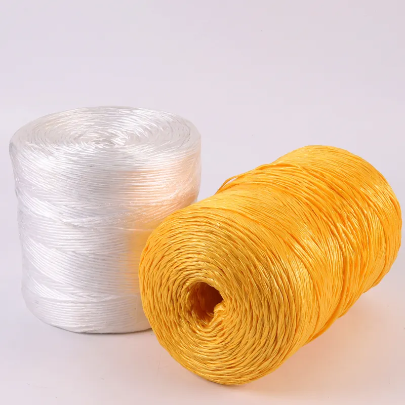 Prezzo di fabbrica spago per balle colorato corda per imballaggio spago per banane agricolo spago in plastica per paglia