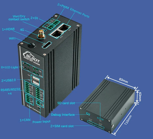BL304 Linux Gateway ARM Eingebettete 4G/WiFi Smart Linux IoT Industrie computer Gateways i.MX8M Quad-Core Cortex-A53 ARM-basiert