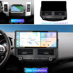 Meihua 12.3Inch Ultra Dunne Gps Android Radio Navigatie Dvd-Speler Voor Mitsubishi Outlander 2008-2015 Met Draadloze Carplay - Product Image 3