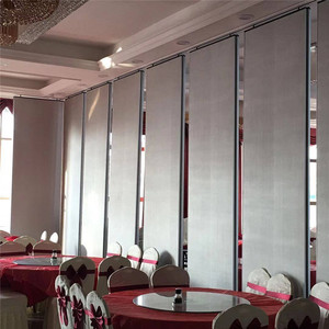 Fabricante plegable Sistema de pared divisoria insonorizado y plegable para una gestión flexible del espacio en comedor, almacén y gimnasio - Product Image 5