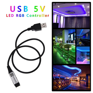 Blue Tooth <strong>LED</strong> <strong>RGB</strong> Color Dimmer Controller USB 5V 6A Smart APP Control 50cm Cable for Constant Voltage 4-Wire 3-Channel <strong>LED</strong> Lamp - Product Image 6