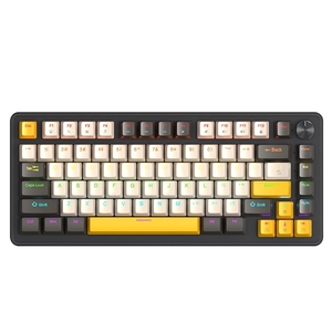 K82 82-клавишная многофункциональная механическая клавиатура с горячей подменной подсветкой, совместимая с Windows Mac - Product Image 1