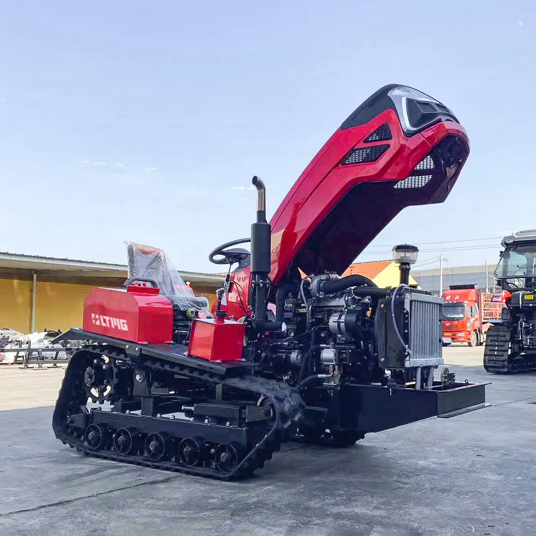 LTMG China Heißer Verkauf Farm Grubber Kreisel fräse 50 PS 4x4 Landwirtschaft licher Mini-Raupen traktor