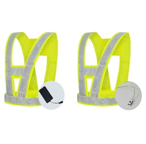 Factory Supply Motorcycle Vest <strong>Reflective</strong> <strong>Led</strong> <strong>Reflective</strong> Safety <strong>Reflective</strong> Stripe - Product Image 3