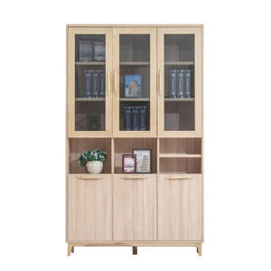 Siyah ahşap kitaplık kitaplık ev çalışma odası kitap rafı ofis kitaplıklar - Product Image 3