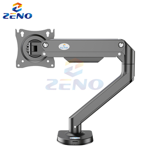 M8 ucuz fiyat tek monitör montaj 17- 32 inç monitör ile 360 derece değiştirilebilir açı masa üstü monitör masası kol - Product Image 1