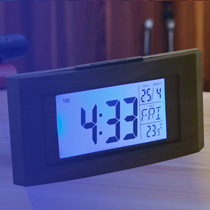 Цифровые умные часы большого размера большой экран LCD Мини цифровые настольные часы - Product Image 6