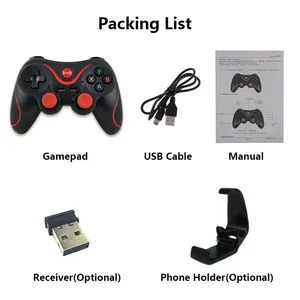 Drahtloser BT Joystick Game Controller für Mobiltelefone Android/ IOS/ PS3/ PC/Switch Gamepad-Controller Plug & Play T3 USB 2.4G - Product Image 6