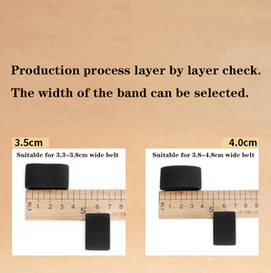 Nylon <strong>Elastic</strong> Webbing Keeper <strong>Elastic</strong> Belt <strong>Loop</strong> Ring <strong>Clip</strong> Hook Tail Clamp for Keeper Jeans Belt Webbing - Product Image 4