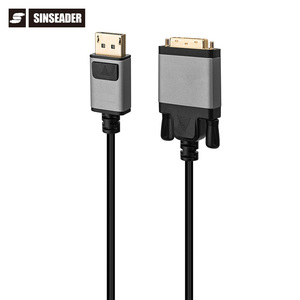 OEM High Quality 5M <span class=keywords><strong>Display</strong></span> port Male To HDMI Female <span class=keywords><strong>Adapter</strong></span> Cable DP To HDMI <span class=keywords><strong>Adapter</strong></span> With Gold Plated Cord Support 1080P