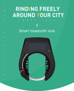 Escanear la aplicación de código QR Desbloqueo automático Impermeable IP66 Ble Blue Tooth Antirrobo Smart Sharing Candado para bicicleta - Product Image 2