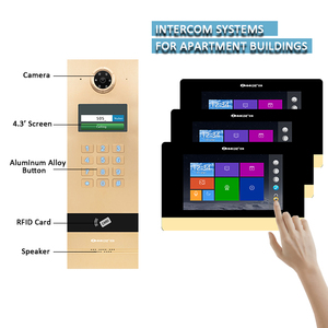 Smart Access Control <strong>System</strong> <strong>Intercom</strong> Doorbell 720p Camera with Network Cable <strong>Video</strong> Call Visual Apartment Doorbell - Product Image 2