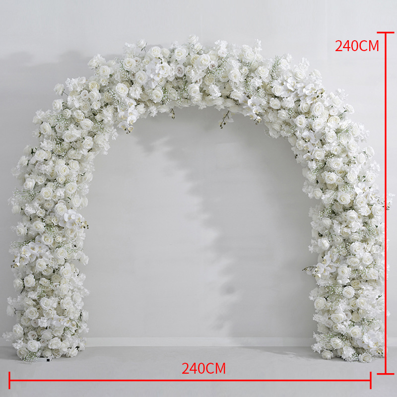 2.4m*2.4m flowers white