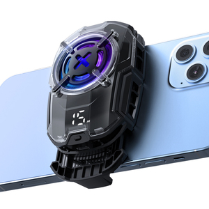 Latest DL16 Cooling Fan Mobile Phone Cooler AI <strong>Function</strong> LED Display Temperature for Gaming with Joysticks &amp; Game <strong>Controllers</strong> - Product Image 2