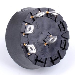 Commutatore rotativo rotondo nero di posizione 6A 4/2/5/6/3 per il commutatore elettrico 250V di potere del radiatore del forno del ventilatore - Product Image 3