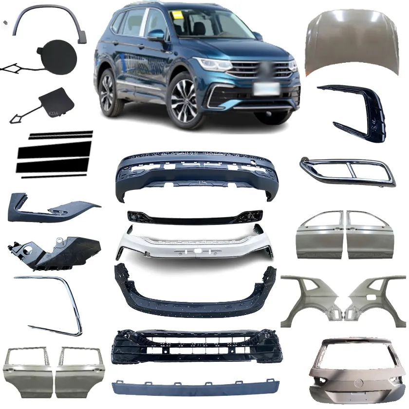 Volkswagen VW tiguan R-line body kit 2022 griglia paraurti pannello porta cofano auto per vw tiguan r-line accesorios para automovile