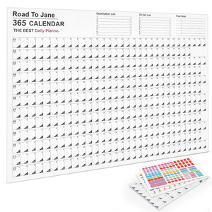 Factory Custom Simple Daily Schedule Planner Sheet to Do <strong>List</strong> Hanging Yearly Weekly Annual Calendar Planner Organizer Office - Product Image 1