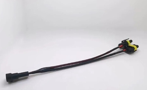 H4-H11回転9006オス幅スロット2ヘッドライトホルダーケーブル自動車用LEDHIDカーライトアダプターケーブルランプホルダーケーブル - Product Image 3