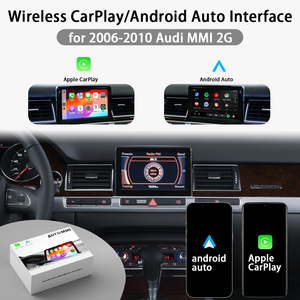 MMI 2G Auto ElectronicsワイヤレスアップルカープレイインターフェイスAndroid Auto OEMレトロフィットキットAudi Auto Integrationキット用 - Product Image 4