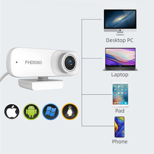 Beliebte USB PC Webcam C100 1080P unterstützen horizontale/vertikale Bildschirm-Freisc halter mit Objektiv abdeckung - Product Image 6