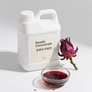 Fabrik Lebensmittel qualität <span class=keywords><strong>Roselle</strong></span> Hibiskus Blumen konzentrat Flüssigkeit Kinder freundlicher Extrakt Saft Halal zertifizierter Aromastoff - Product Image 1