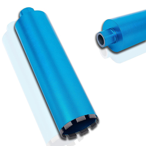 Broca de núcleo de diamante de corona húmeda DZ para granito de ladrillo de asfalto de hormigón con segmentos de malla soldada con láser - Product Image 1