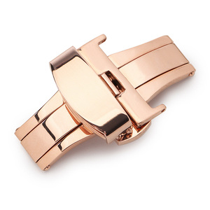 不锈钢展开扣环扣紧表带扣环 - Product Image 3