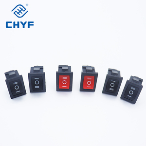 Kcd1 mô hình 3 vị trí Rocker chuyển đổi bảng điều khiển với màu xanh Chiếu Sáng Đèn 250VAC ON-OFF 3 pin - Product Image 6