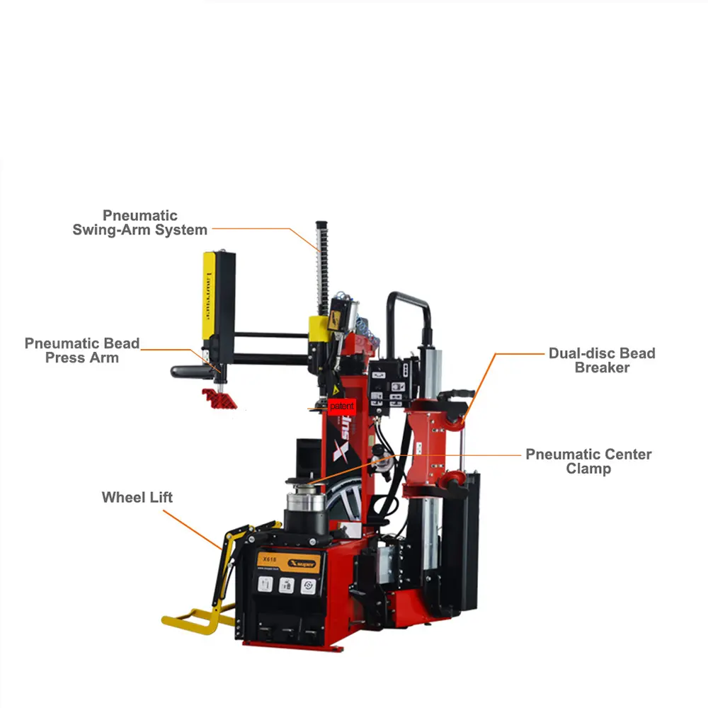 Bộ Thay Lốp Xe Xuất Sắc Cho Xưởng Xe Hơi Với Điều Khiển Robot