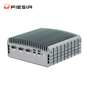 Piesia I7-10710U güvenlik duvarı Mini PC 2 Lan X86 I226V-C ağ güvenliği için EDP 6 * RS232 yönlendirici endüstriyel bilgisayar kasası - Product Image 2