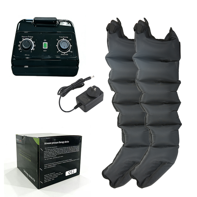 Máquina negra + protectores negros para las piernas