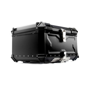 Motosikletin yeni 45L55L65L80L alüminyum alaşımlı gövdesi büyük bir kapasiteye sahiptir ve farklı renklerde DIY olabilir - Product Image 4