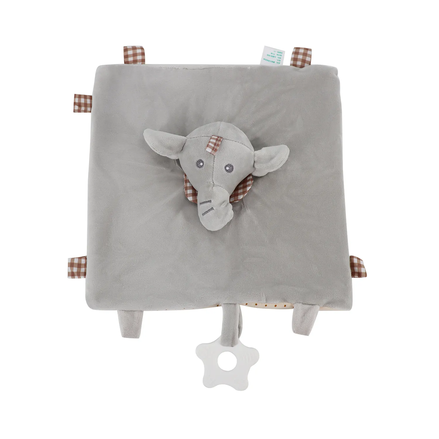 Lenço confortável para bebês, cobertor de segurança para bebês, elefante pequeno, leão de pelúcia, brinquedo de pelúcia para bebês