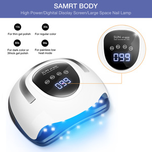 Nuovo arrivo 180W luce UV LED lampada Nail Dryer 57leds con Display LCD lampada a polimerizzazione rapida 30s/60/99s Timer sensore automatico Fo - Product Image 4