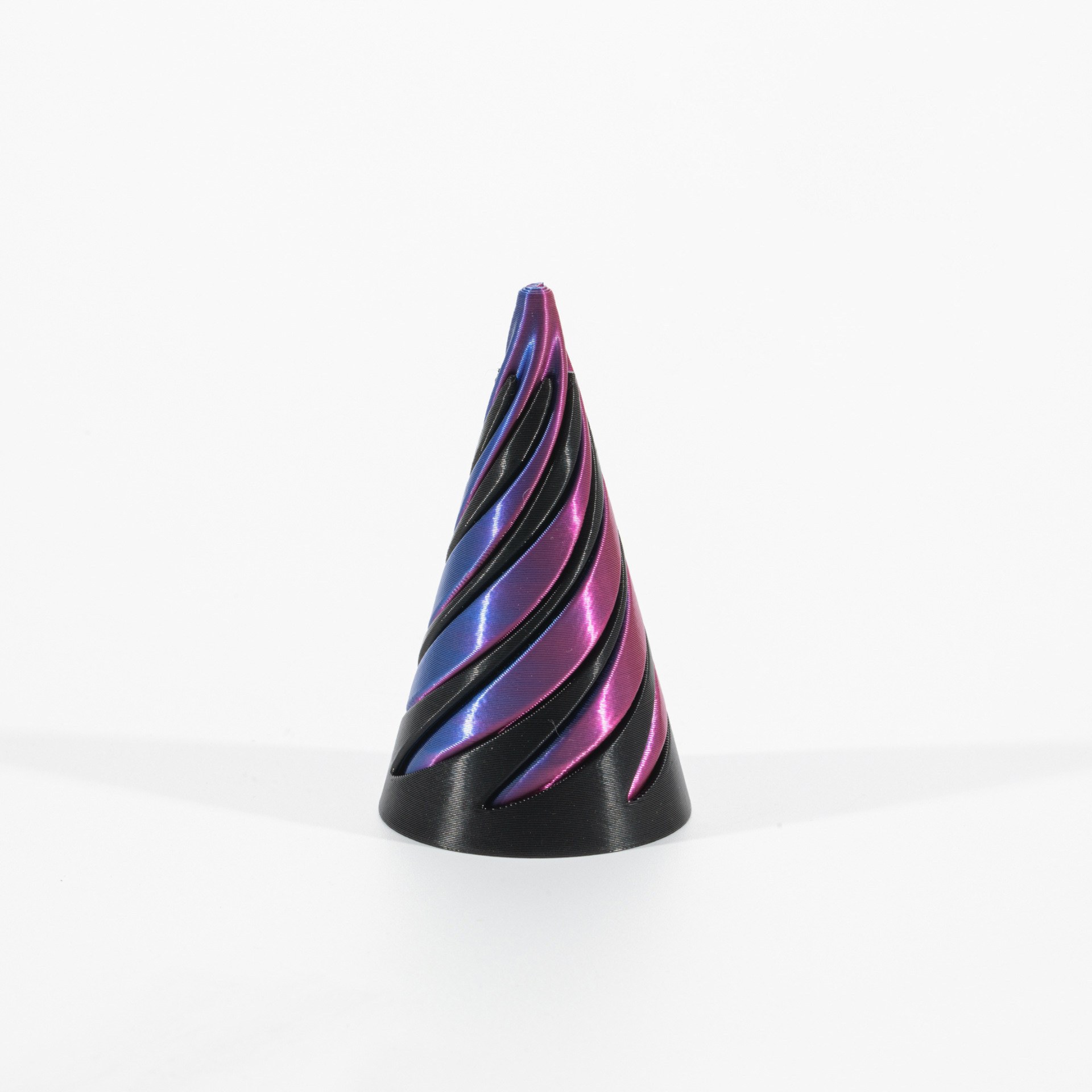 64cm spiral cone-red and blue