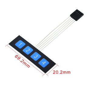 Tastiera per interruttore a membrana personalizzata elettronica intelligente 1x4 3x4 4x4 4 4x5 matrice matrice matrice matrice tastiera - Product Image 2