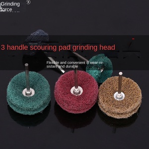 3mm Scouring Nylon Buffing <strong>Polishing</strong> Pad Mini Drill <strong>Abrasive</strong> Brush Fiber Wheel Scotch Brite Grinding Head for Rust Removal