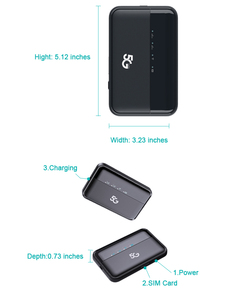 เราเตอร์ Type-C 5G WiFi6พร้อมช่องใส่ซิมการ์ด5G CPE 10000mAh 5G เราเตอร์พร้อมช่องใส่ซิมการ์ดหลายช่องสำหรับประเทศในยุโรปและเอเชีย - Product Image 2